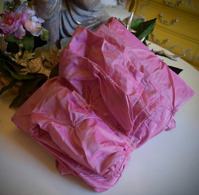 Pink Coverlet And Shams Full Queen The Shabby Mermaid