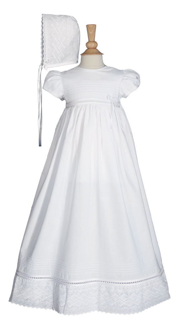 cotton baptism dress