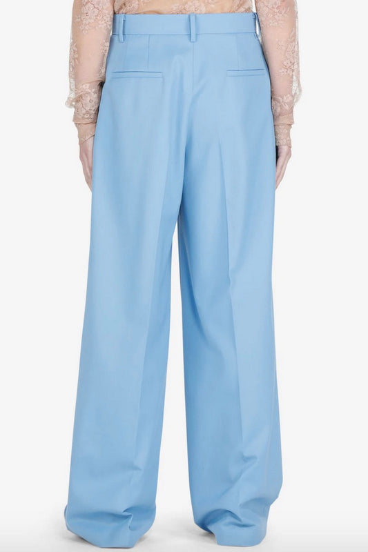 Light blue linen pants BCELESTE