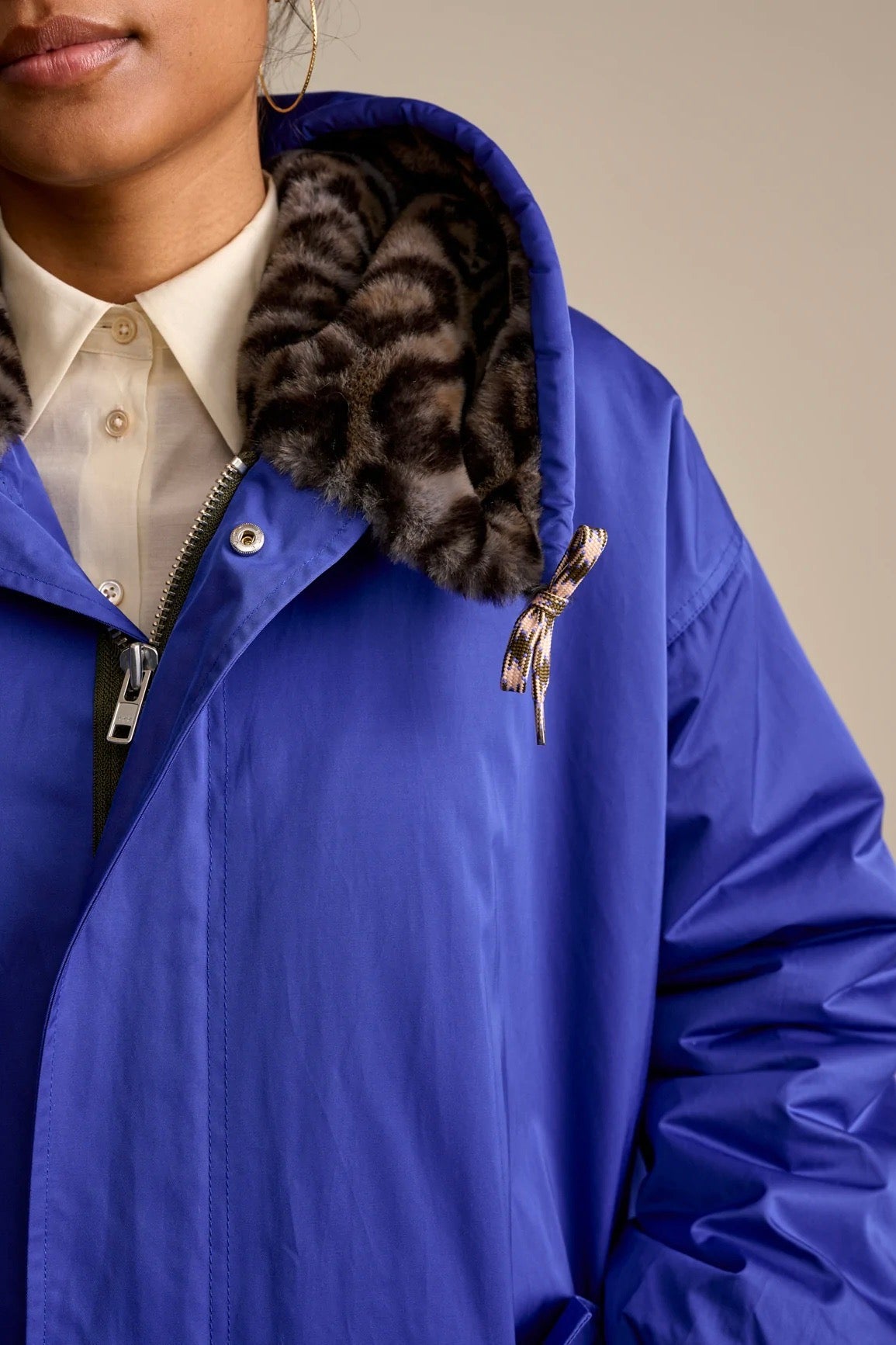 parka bellerose leopard