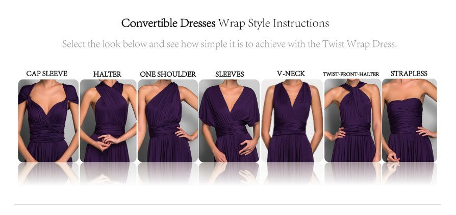 different ways to tie an infinity dress