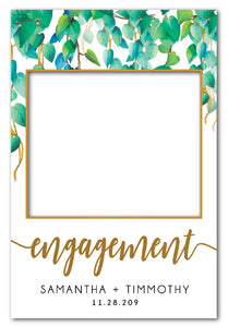 Wild Leaves Engagement Party Photo Booth Frame Prop 80 X 110 Cm Framesta