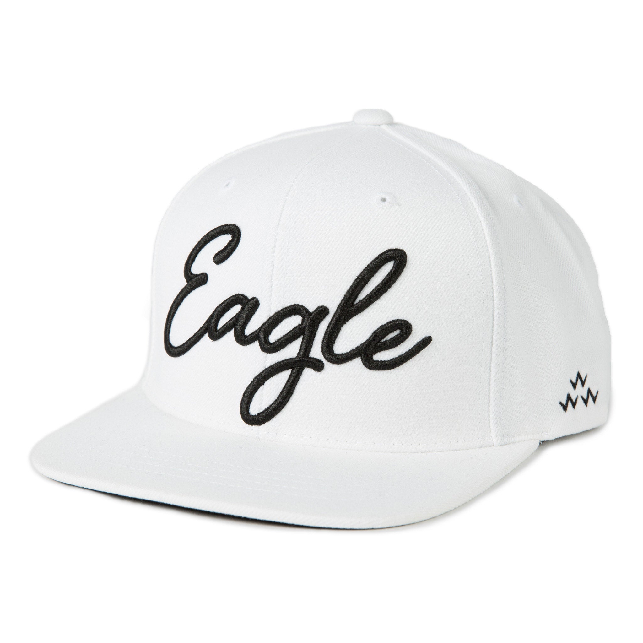 white snapback golf hat