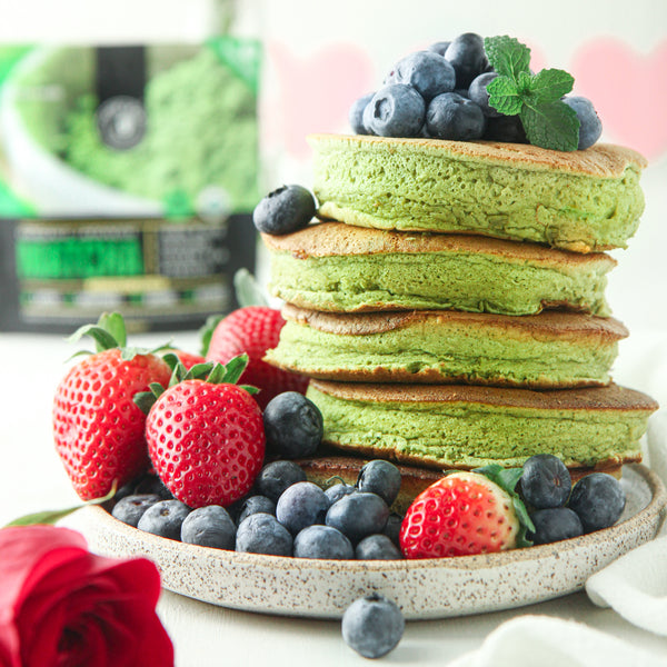 Fluffy Matcha Soufflé Pancakes – Jade Leaf Matcha