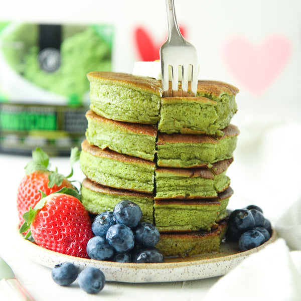Fluffy Matcha Soufflé Pancakes – Jade Leaf Matcha