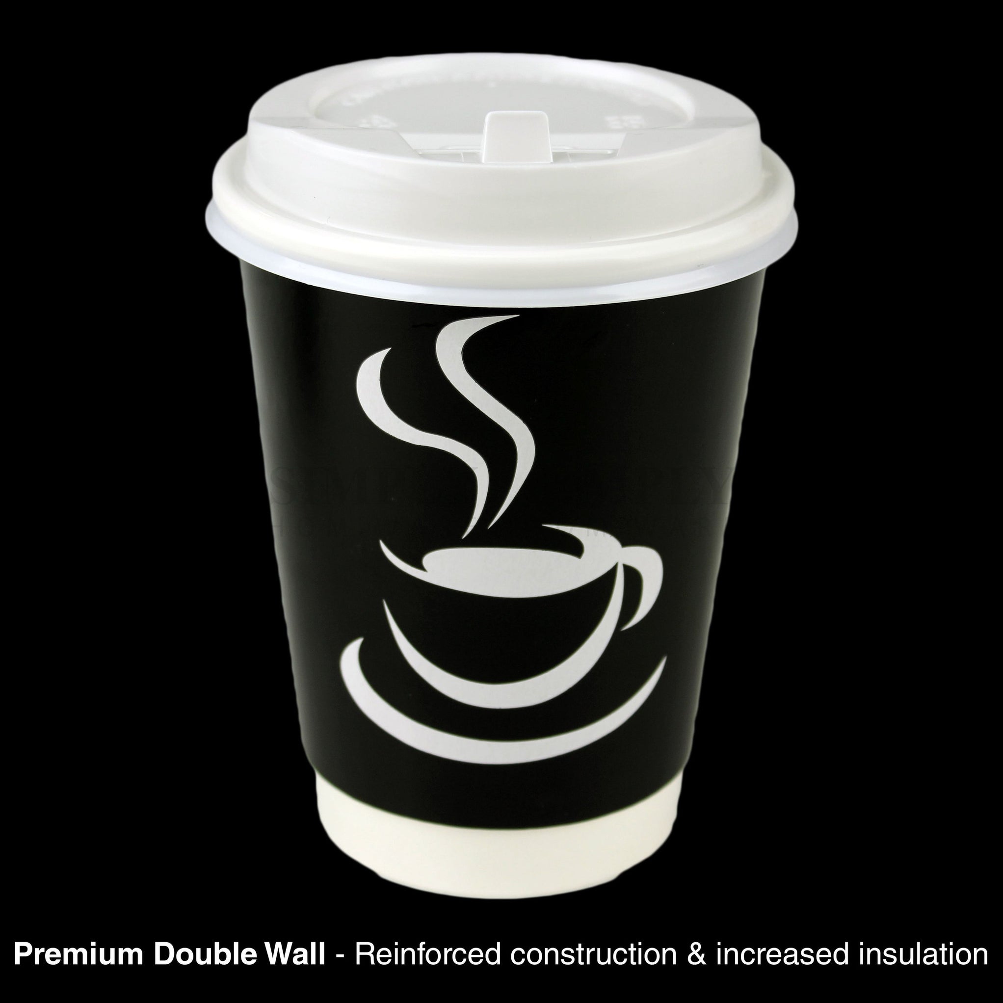 Disposable Coffee Cups 8oz 12oz 16oz Takeaway Paper Double Wall Take A