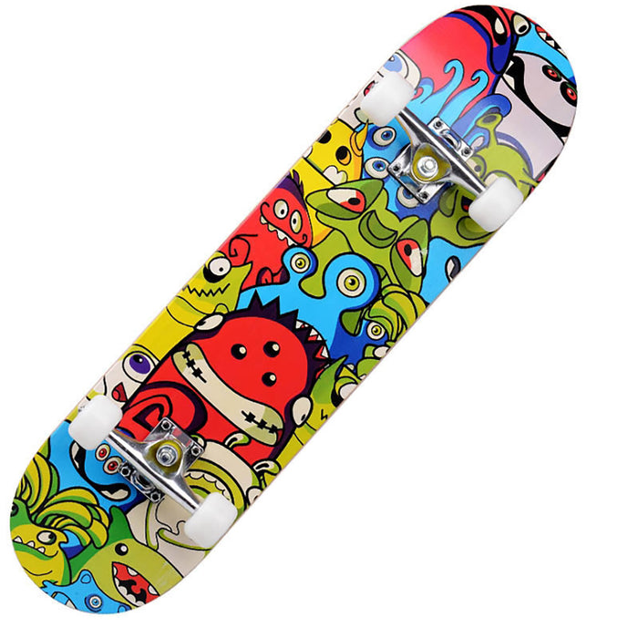 Crocox Kids Adult Skateboard Complete Set Up-Beginner to Pro Boards Ou ...