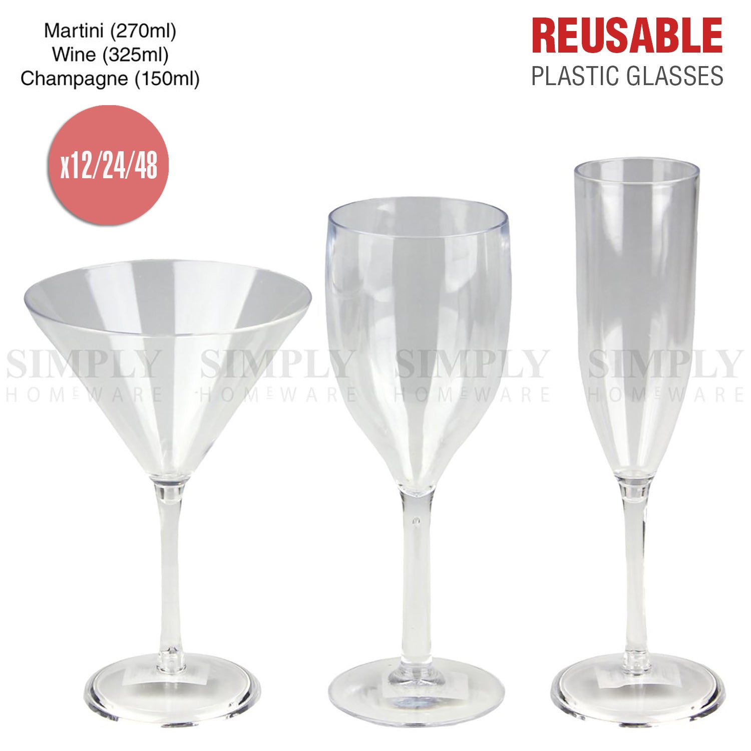 plastic martini glasses bulk