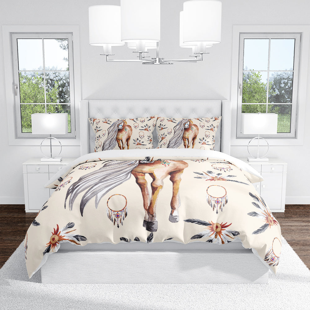 Boho Horse Bedding Folk N Funky