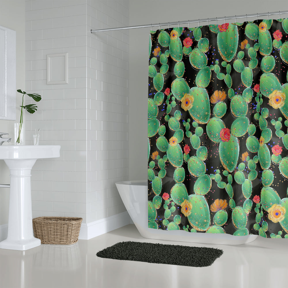 cactus bathroom decor