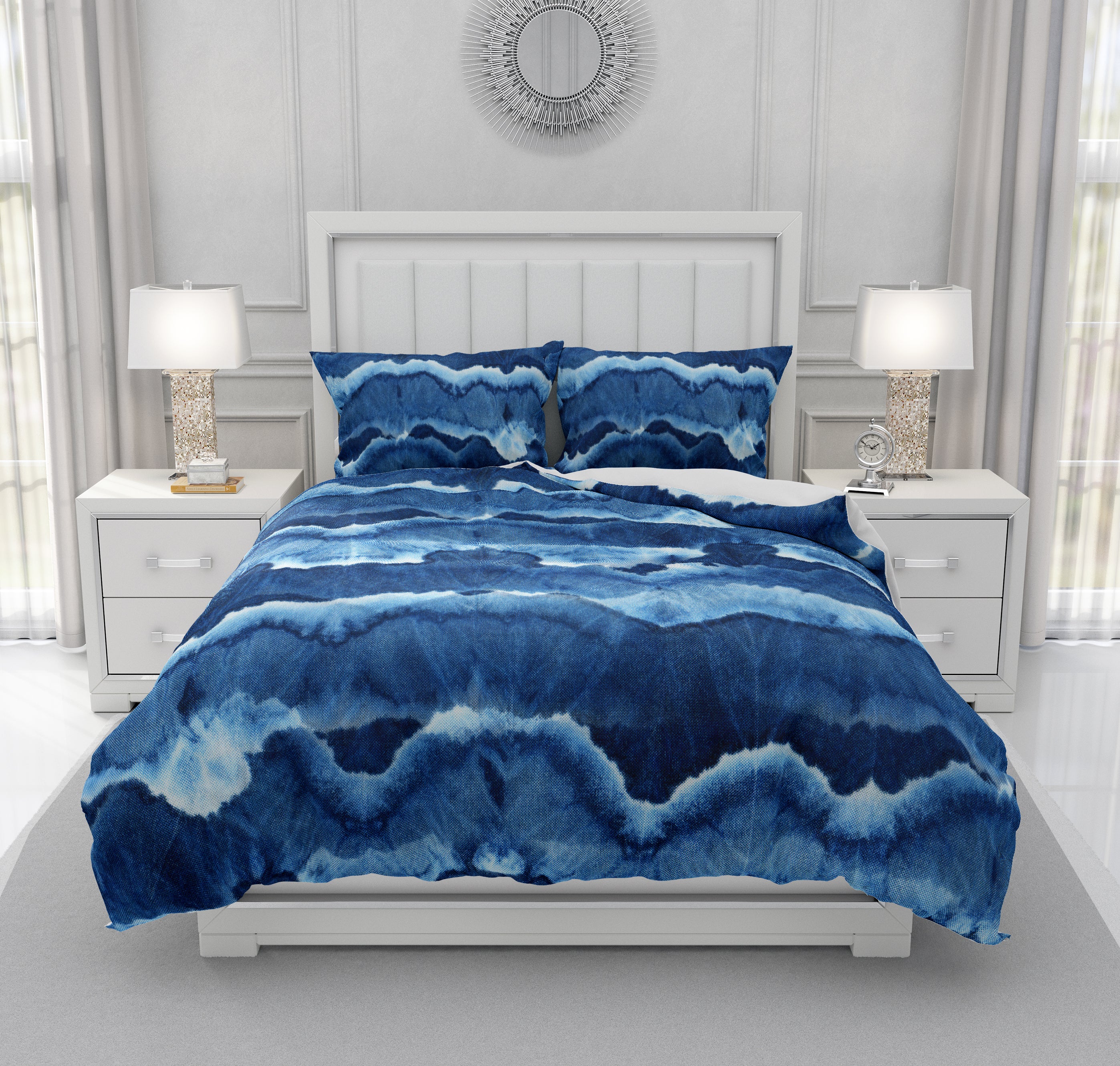 Indigo Tie Dye Bedding Folk N Funky