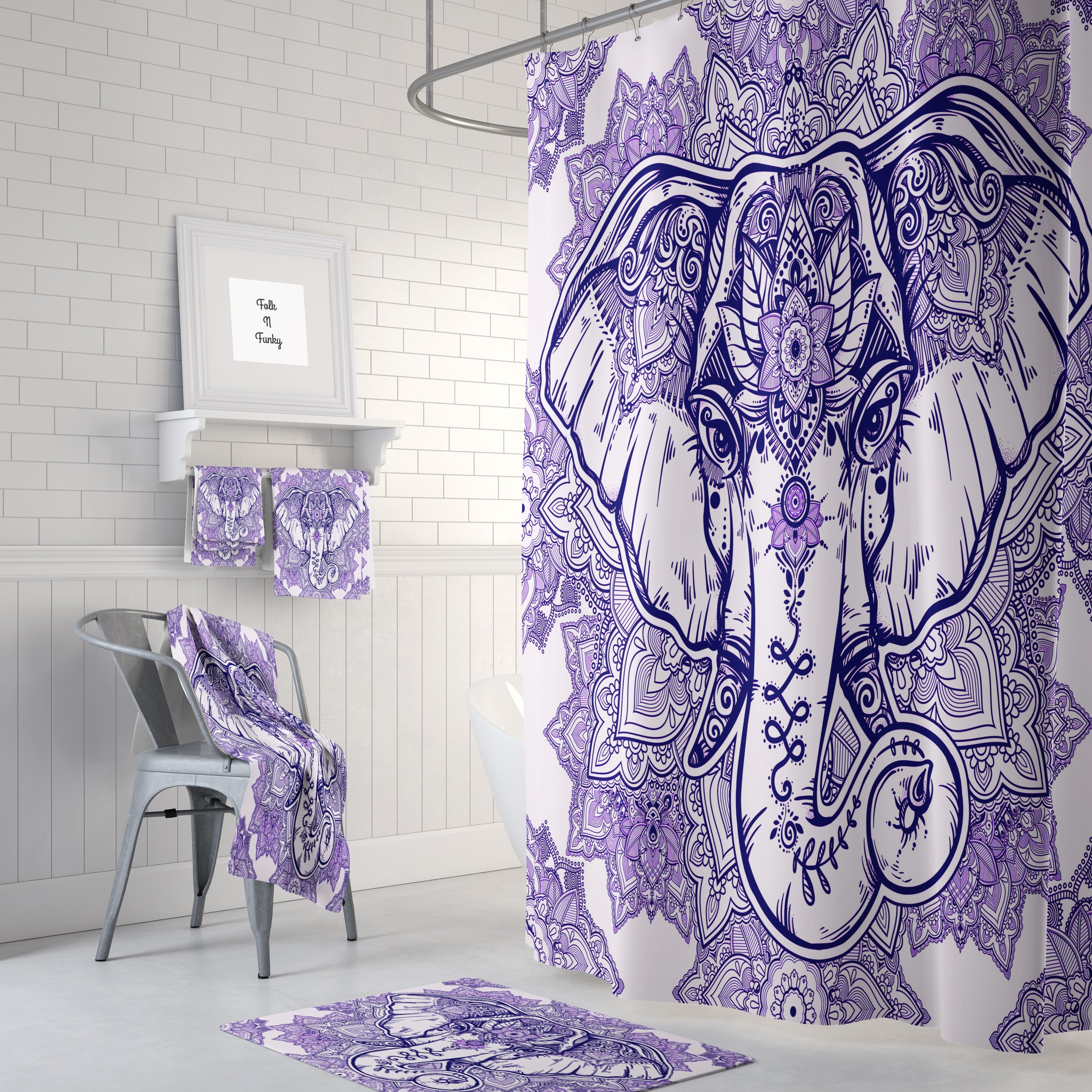 elephant bathroom decor