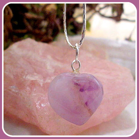 Amethyst Heart Necklace