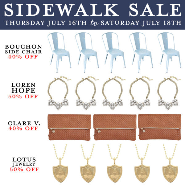 Sidewalk Sale - 2015