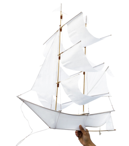 Sailing Ship - White