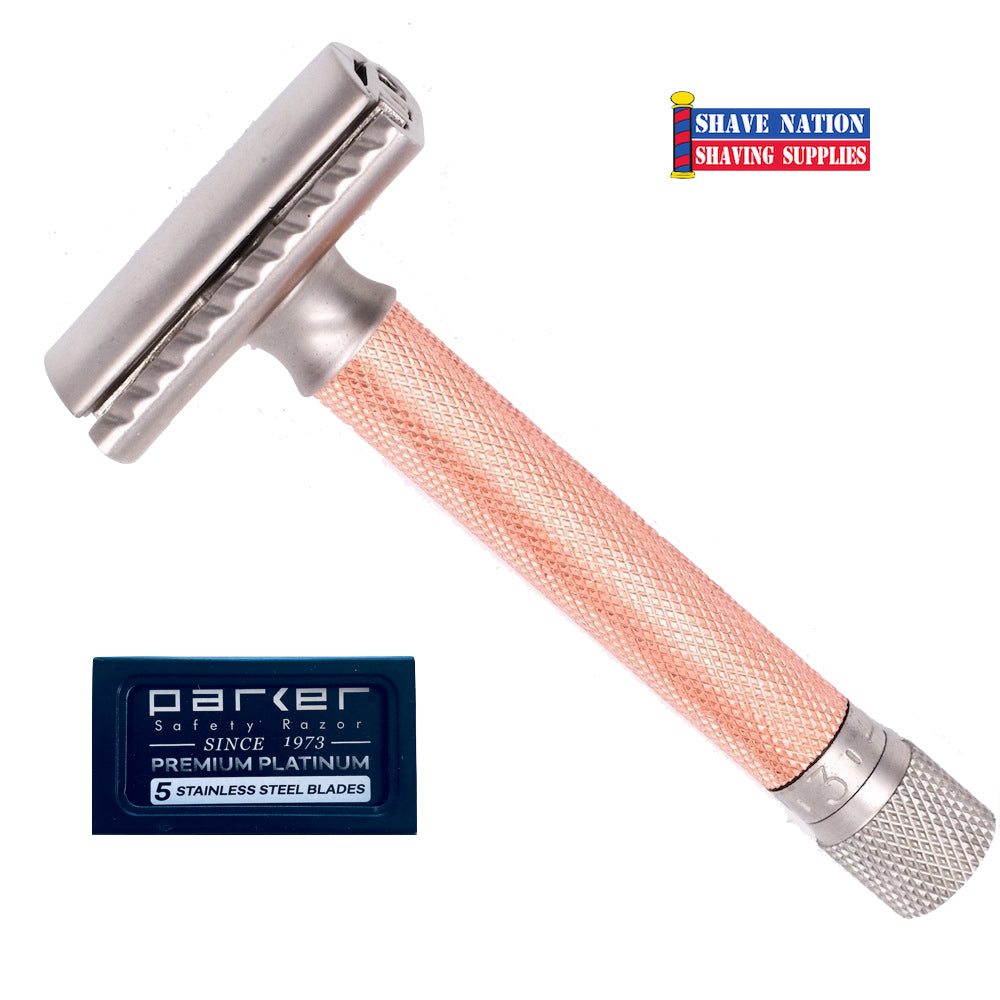 Parker Variant Adjustable Closed Comb Safety Razor