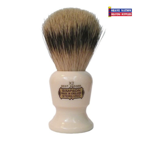 Simpsons Commodore X2 Brush Best - Shave Nation Shaving Supplies®