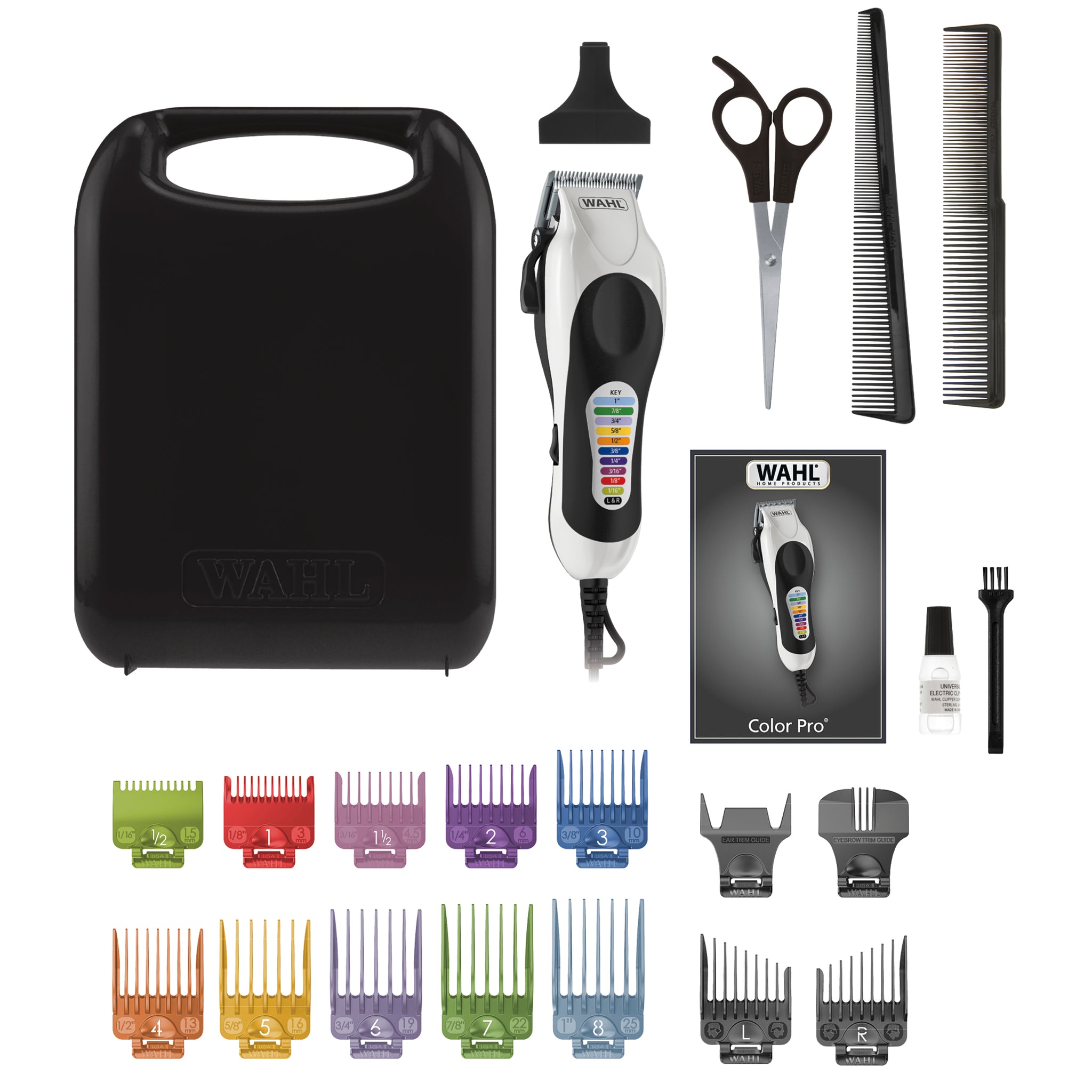 wahl corded color pro color coded haircut hair clipper