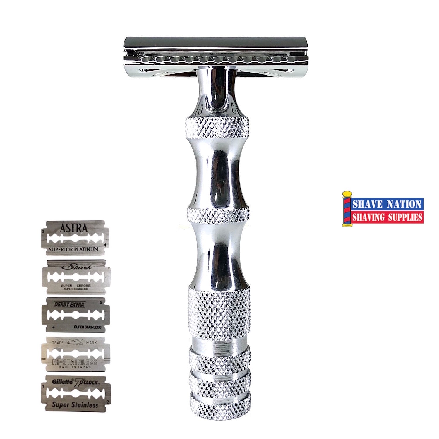 Zwart walgelijk Piraat Shave Nation Step-Up Closed Comb Safety Razor with Blades | Shave Nation  Shaving Supplies®