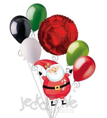 Jolly Joyful Santa Claus Christmas Balloon Bouquet