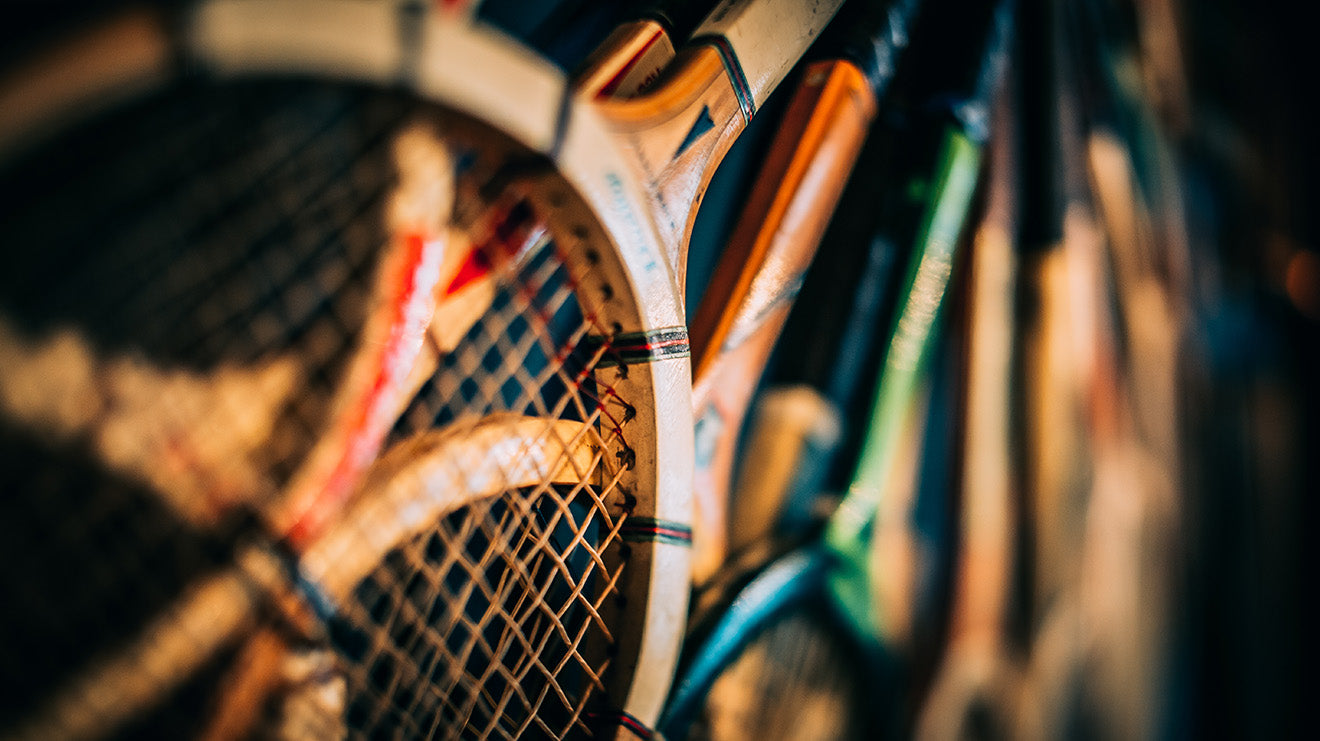 Timothy Oulton Tennis Racket detailing