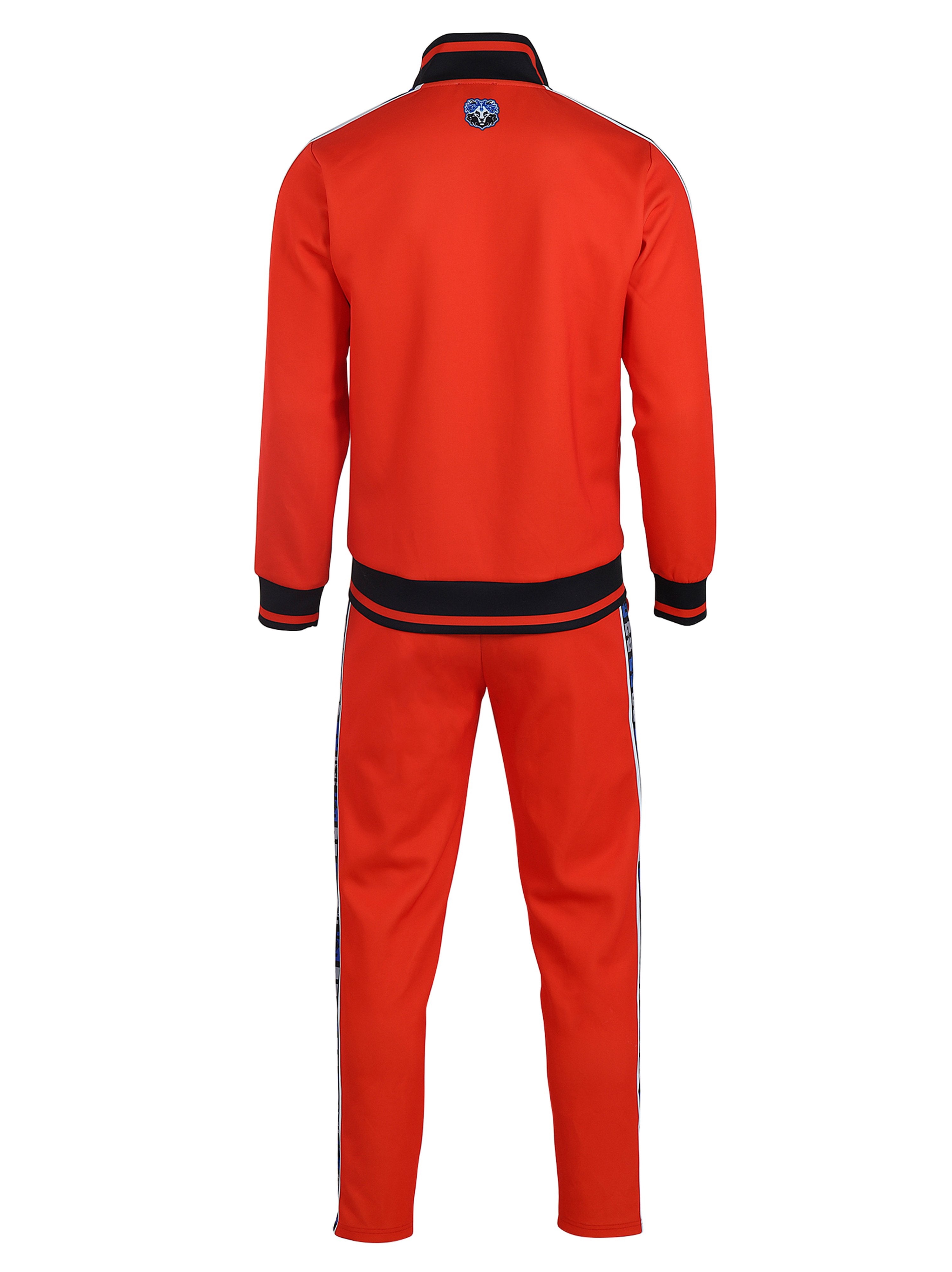 Mens Orange with Blue Lined Yekim Tracksuit – YËKIM