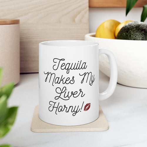 Probably tequila funny coffee mug, cute tequila coffee mug - Send