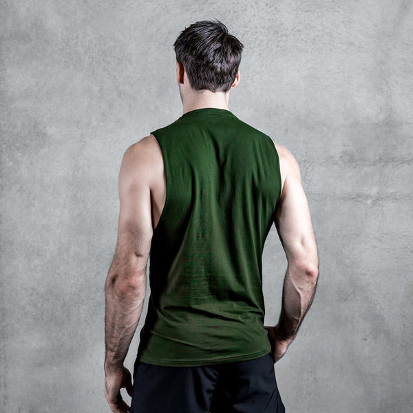 dark olive align tank