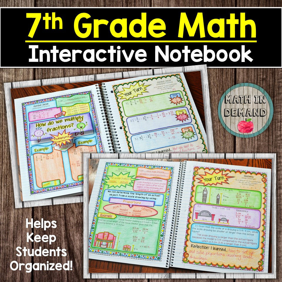 7th Grade Math Interactive Worksheets