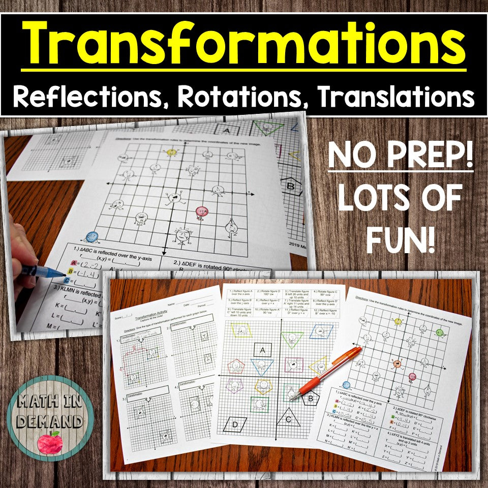 Transformations - Math in Demand With Regard To Sequence Of Transformations Worksheet