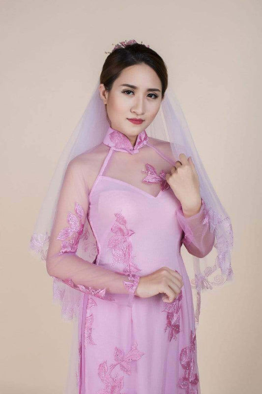 Red wedding ao dai. Beautiful, made to measure Vietnamese dress