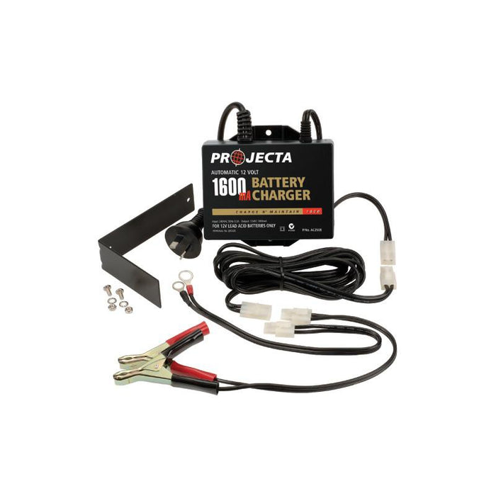 Projecta Automatic 12V 1600mA 2 Stage Battery Charger - AC250B - A1 Autoparts Niddrie
 - 2