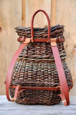 Willow pack basket 