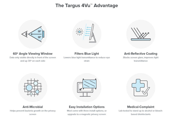 Targus 4Vu™ Privacy Screen for Laptops and Widescreen Monitors (16:9) (16:10)