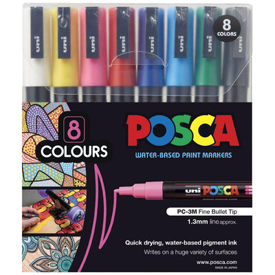 Uni Posca Marker PC 3ML - Glitter Pink