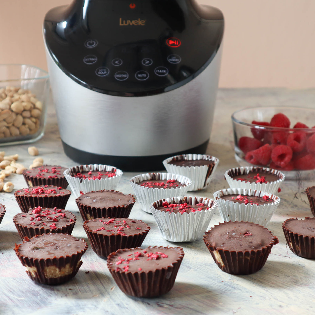 PB & J chocolate cups