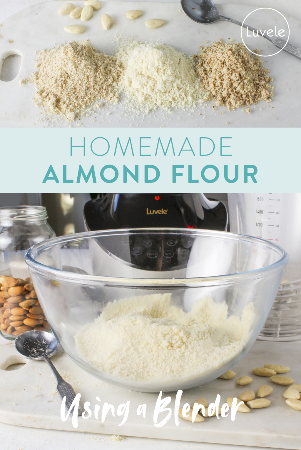 Homemade almond meal & flour in seconds - Luvele DE