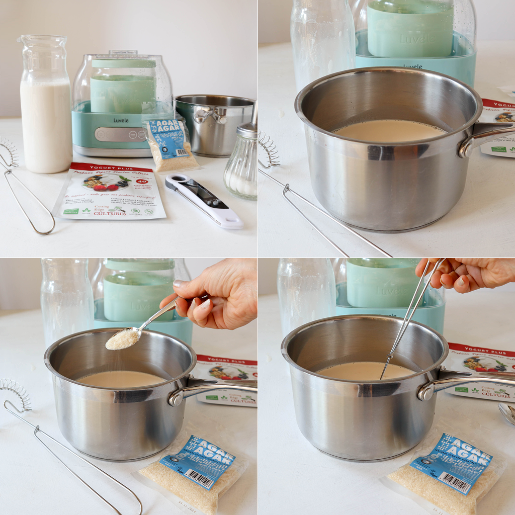 How to make almond milk yogurt - Luvele AU