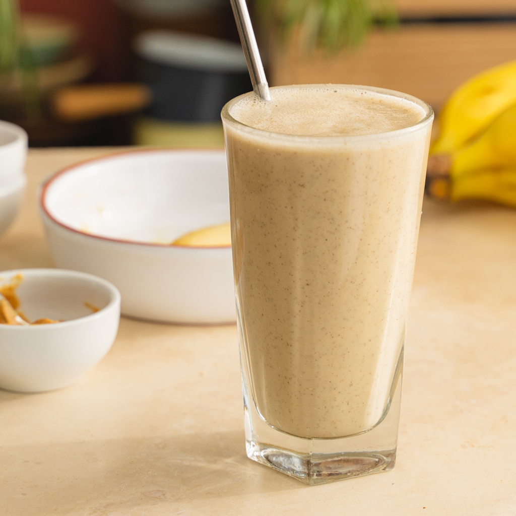 peanut butter and banana smoothie