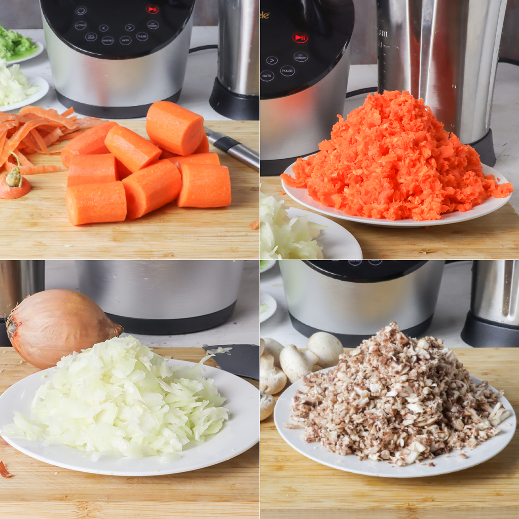 How to chop vegetables in the Vibe Blender