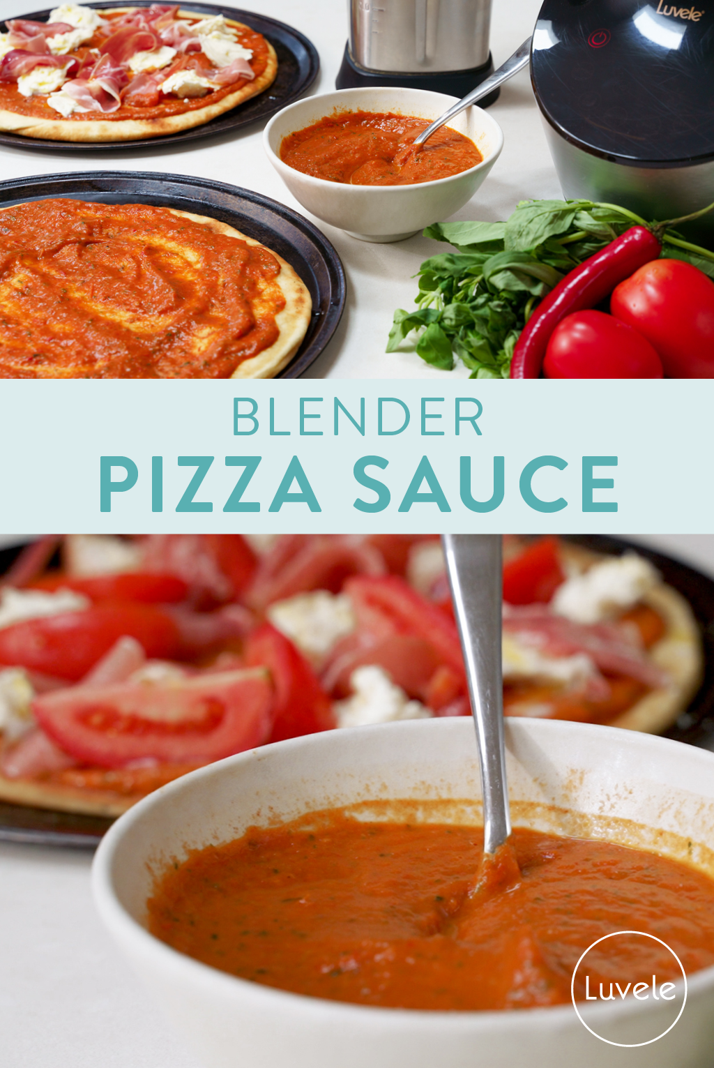 Blender pizza sauce