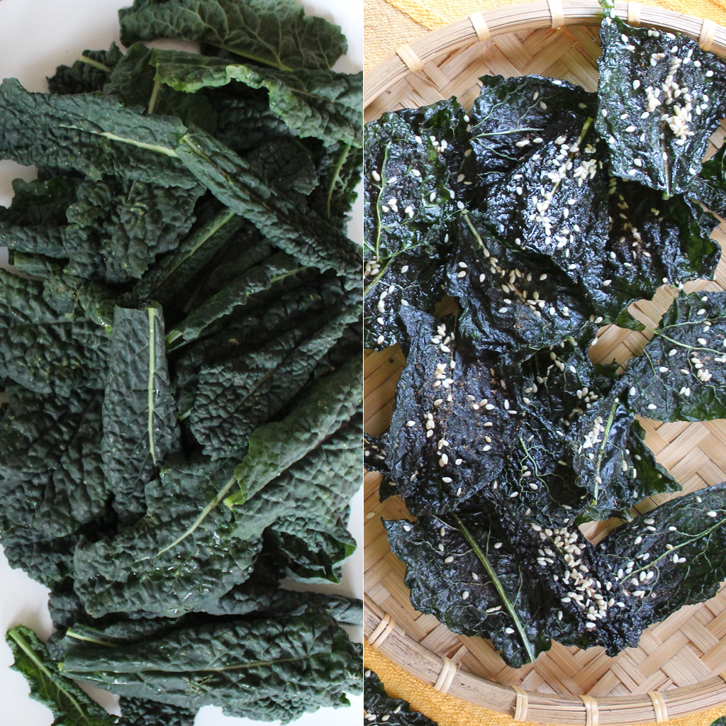 dehydrated kale chips