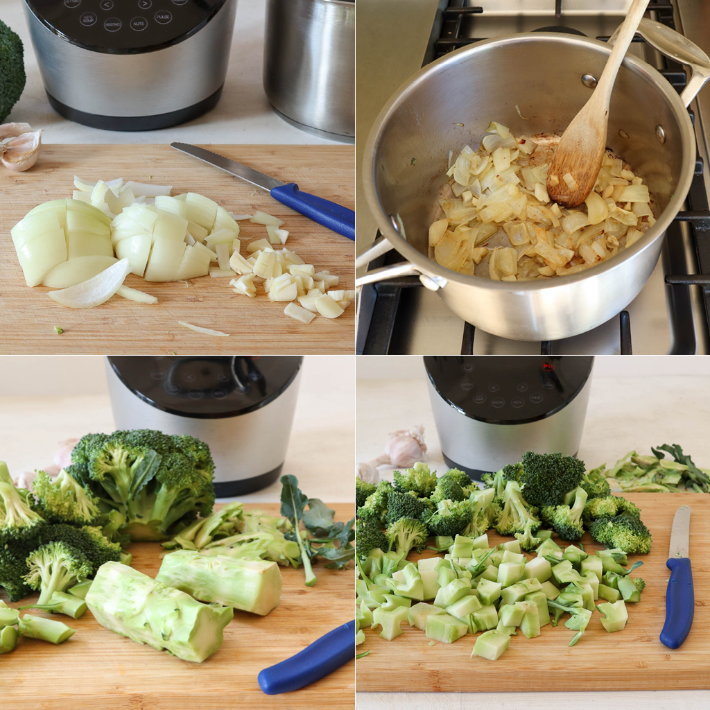 Blender broccoli soup