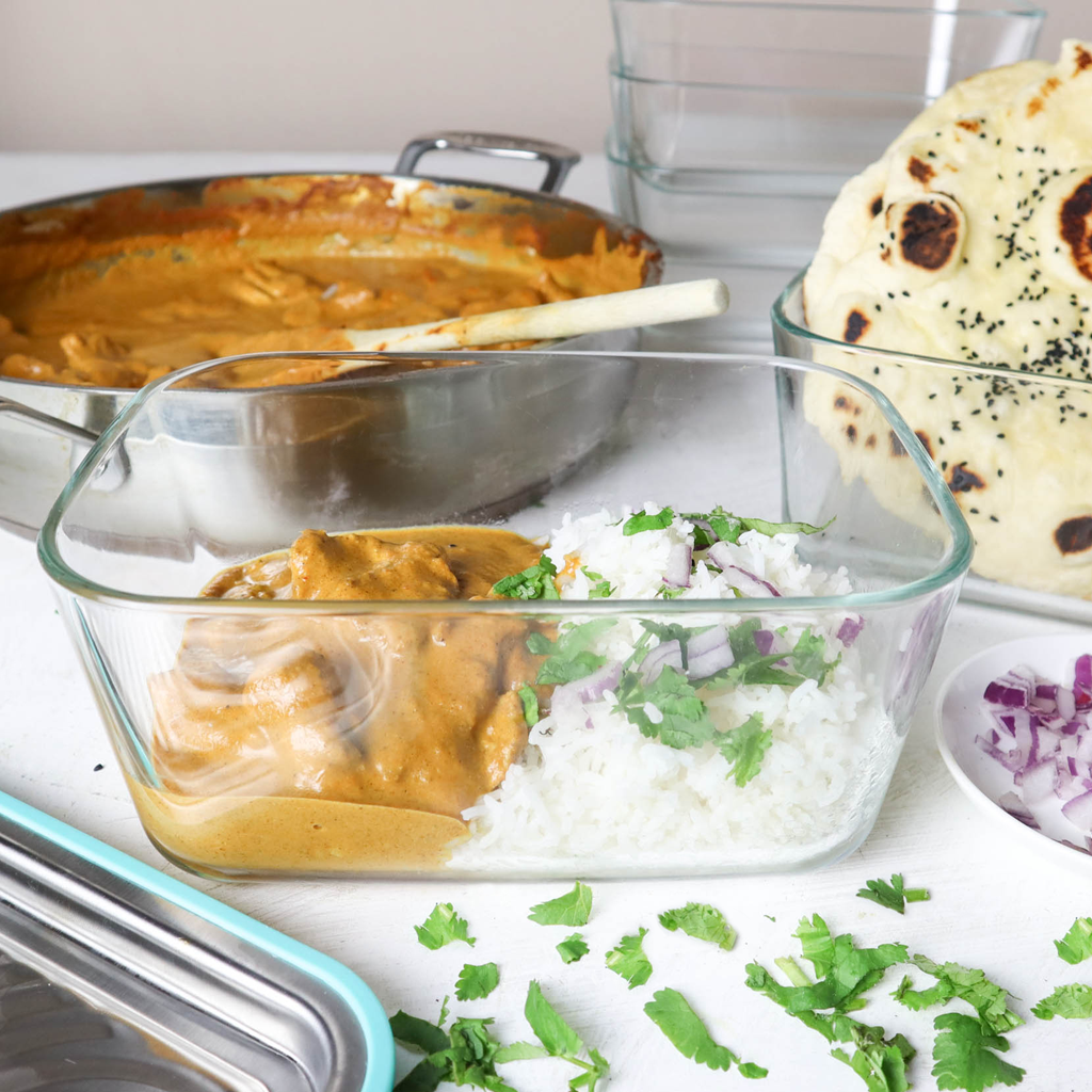 Butter chicken meal prep