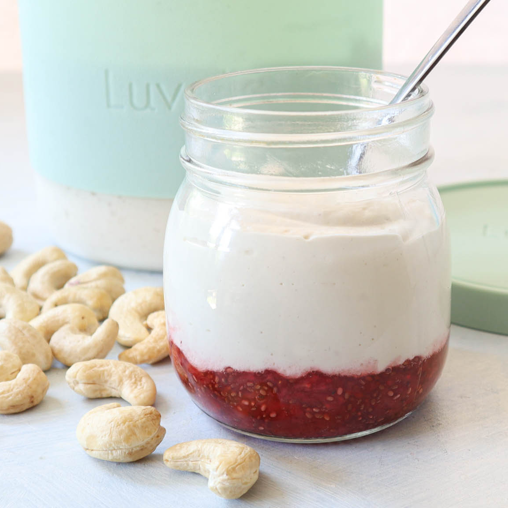 homemade cashew yogurt