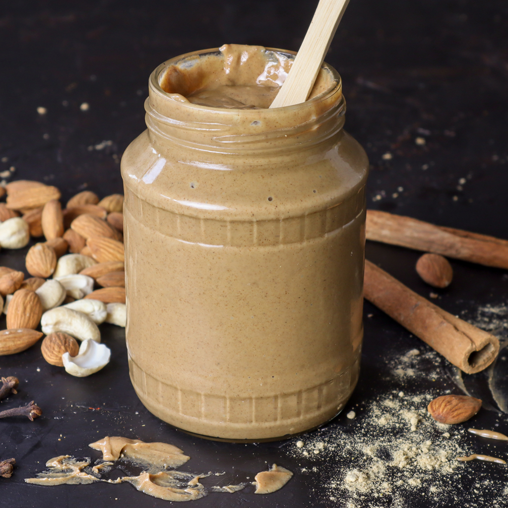 Chai spiced cashew and almond butter