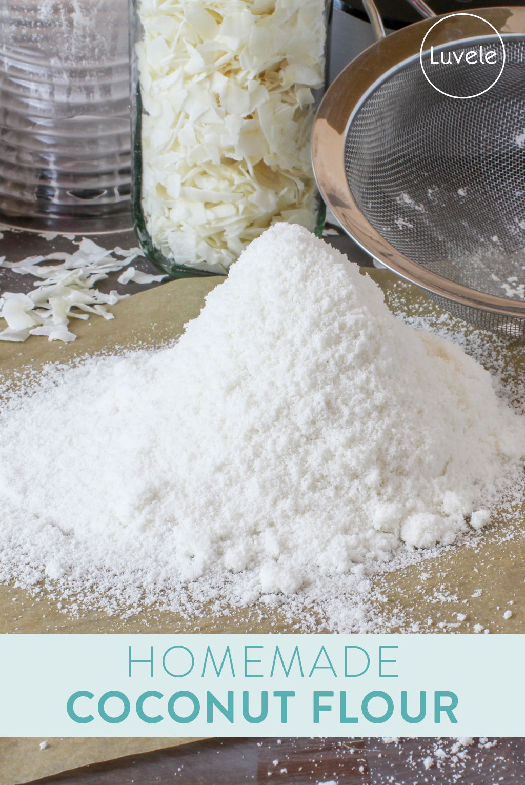 homemade coconut flour