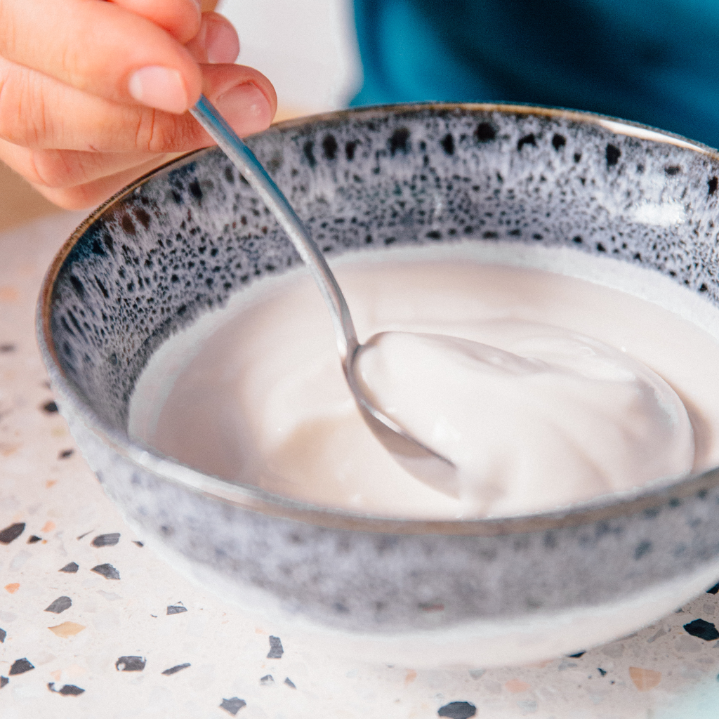 coconut yogurt thickened with gelatin