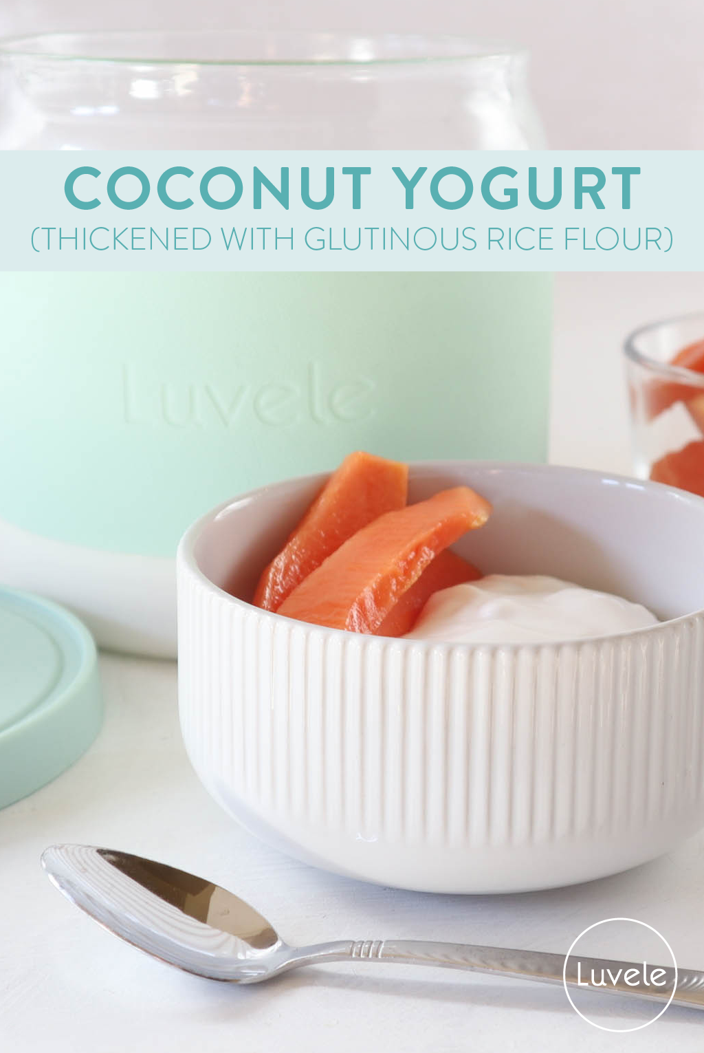 homemade coconut yogurt
