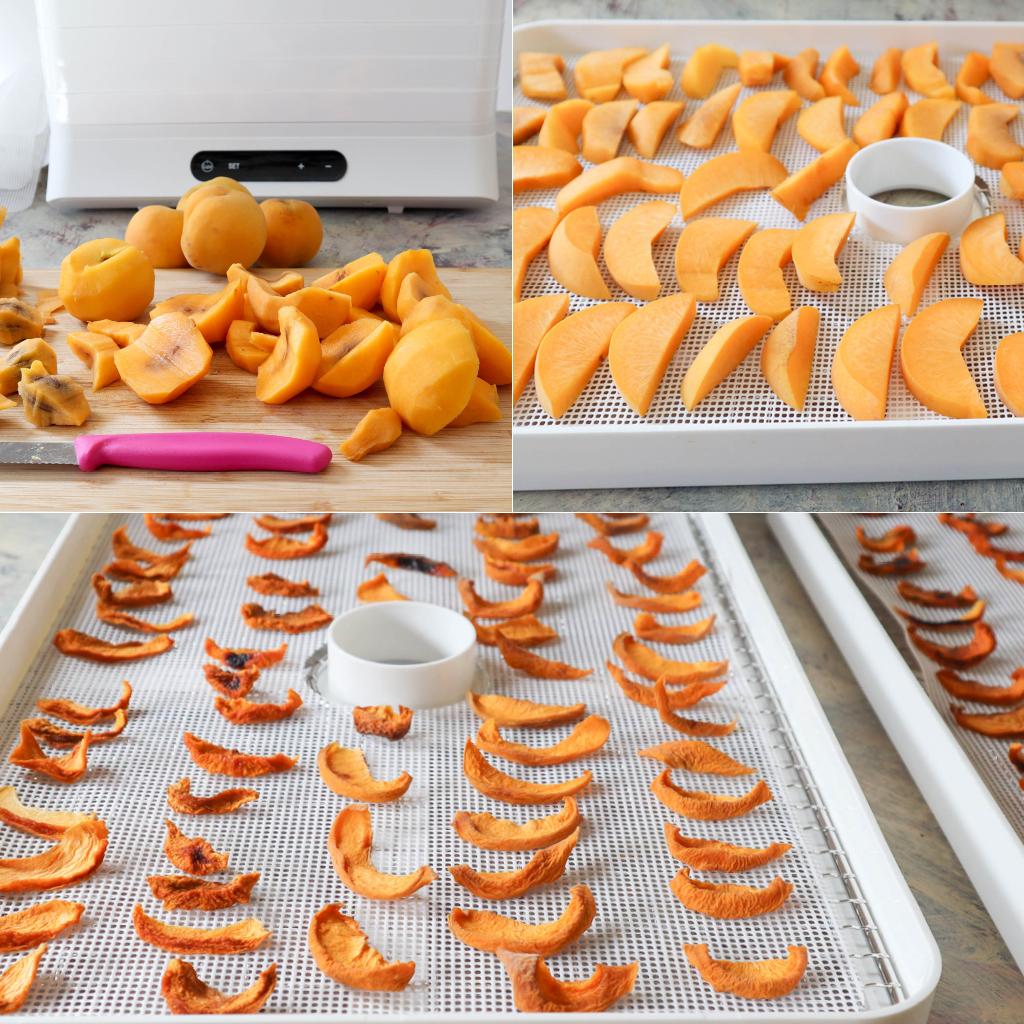 how to dehydrate peaches